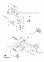 COMMODO / LEVIER pour Yamaha XVS1300A de 2011