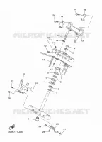 DIRECTION pour Yamaha XVS1300A de 2011
