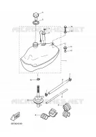 RESERVOIR A ESSENCE pour Yamaha EW50N de 2011