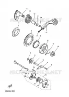 DEMARREUR pour Yamaha YN50 de 2011