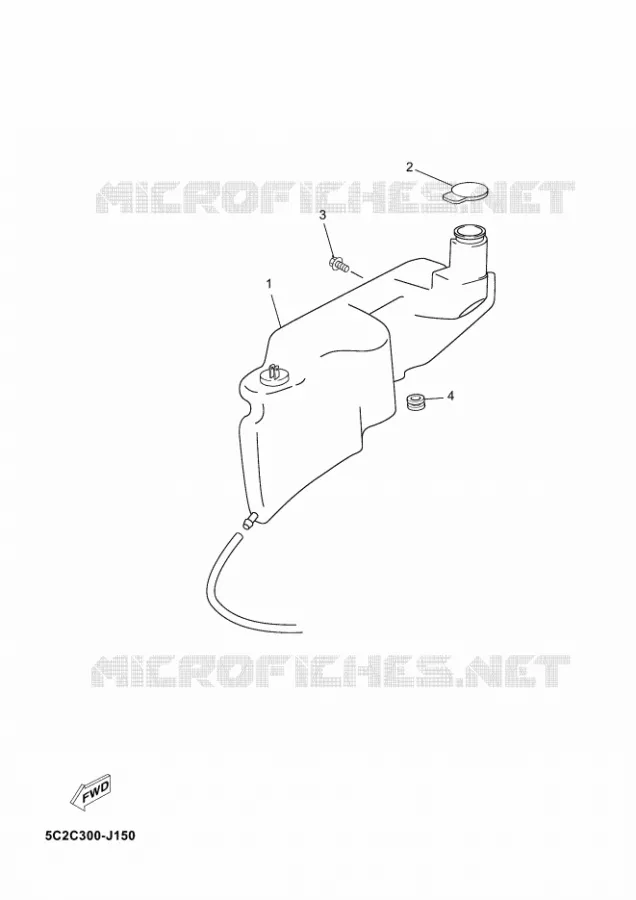 RESERVOIR D'HUILE Yamaha SCOOTER 50 2011 NEOS  YN50 NEO'S