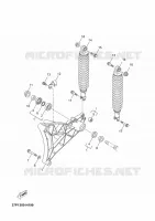 BRAS OSCILLANT / AMORTISSEUR pour Yamaha YP250R de 2011