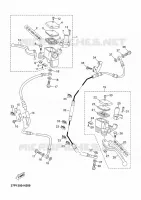 MAITRE CYLINDRE DE FREIN AVANT pour Yamaha YP250R de 2011