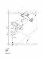 FEU ARRIERE pour Yamaha YQ50 de 2011