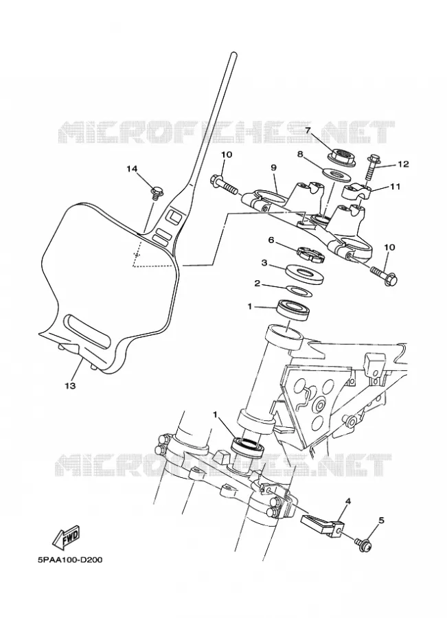 DIRECTION Yamaha MOTO 85 2011 YZ  YZ85