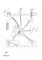 PARTIE ELECTRIQUE 2 pour Yamaha CS50Z de 2012