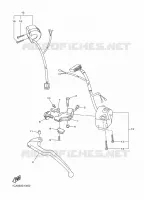 COMMODO / LEVIER pour Yamaha FZ1SA de 2012