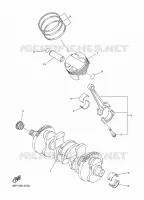VILEBREQUIN / PISTON pour Yamaha FZ8S de 2012