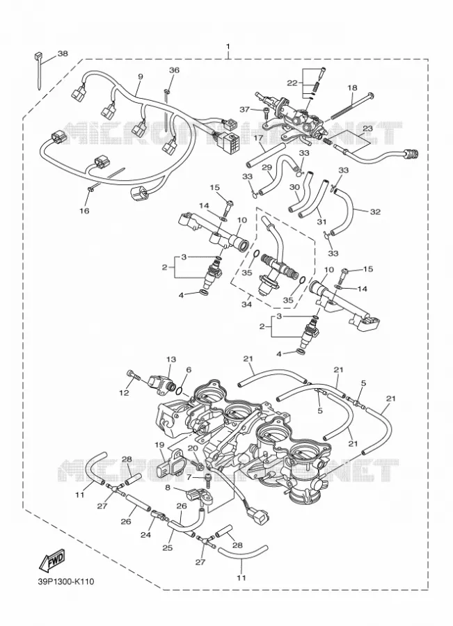 ADMISSION 2 Yamaha MOTO 800 2012 FAZER ABS  FZ8-SA