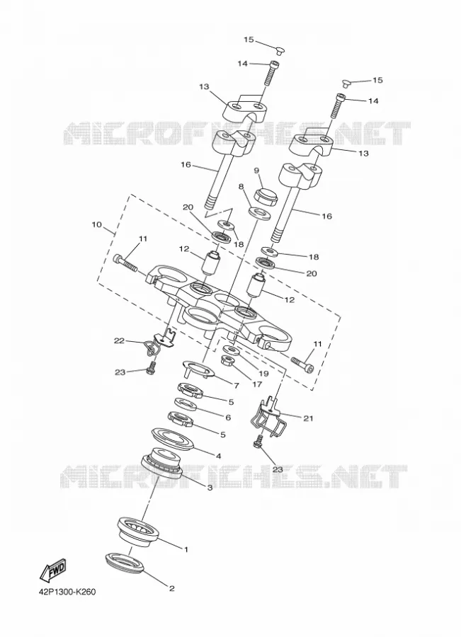 DIRECTION Yamaha MOTO 800 2012 FAZER ABS  FZ8-SA