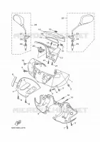 CARENAGES 1  pour Yamaha HW125 de 2012