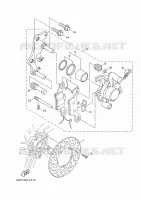 ETRIER DE FREIN AVANT pour Yamaha HW125 de 2012
