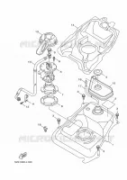 RESERVOIR A ESSENCE pour Yamaha HW125 de 2012