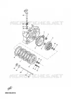 EMBRAYAGE DE DEMARREUR pour Yamaha TZR50 de 2012