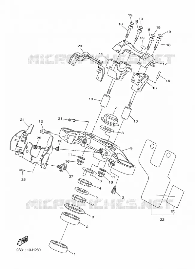 DIRECTION Yamaha MOTO 1700 2012 VMAX  VMX17