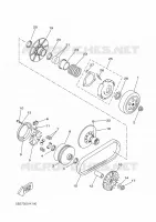 EMBRAYAGE DE DEMARREUR pour Yamaha VP250 de 2012