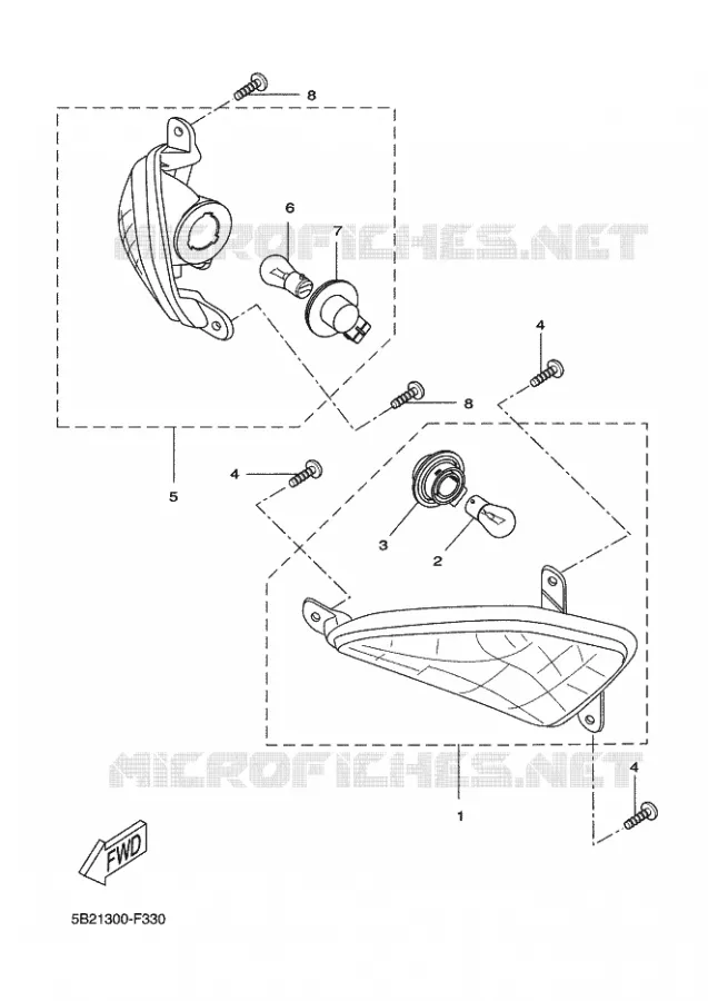 CLIGNOTANT Yamaha SCOOTER 250 2012 XCITY  VP250 XCITY