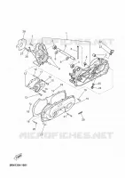 CARTER MOTEUR pour Yamaha YN50 de 2012