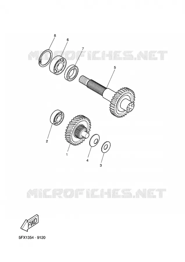 TRANSMISSION Yamaha SCOOTER 50 2012 NEOS  YN50
