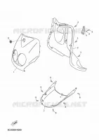 PROTEGE JAMBES pour Yamaha YN50 de 2012