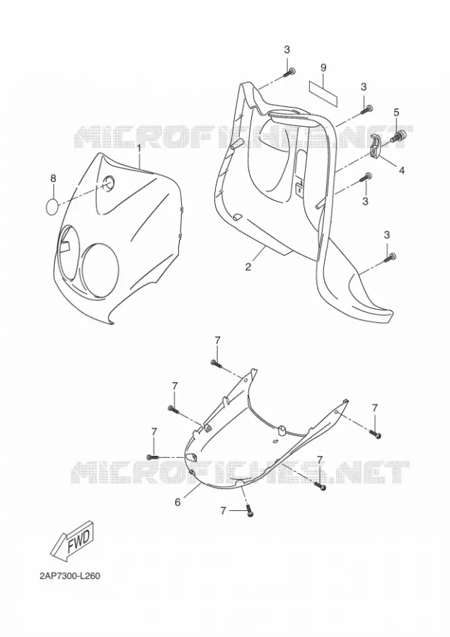 PROTEGE JAMBES Yamaha SCOOTER 50 2012 NEOS 4  YN50F
