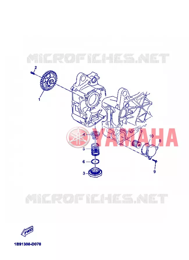 POMPE A HUILE Yamaha SCOOTER 125 2012 XMAX  YP125R