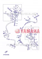 MAITRE CYLINDRE DE FREIN AVANT pour Yamaha YP125R de 2012