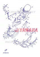 PARE BRISE pour Yamaha YP125R de 2012