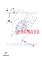 ROUE AVANT pour Yamaha YP125R de 2012