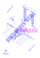 BRAS OSCILLANT / AMORTISSEUR pour Yamaha YP125R de 2012