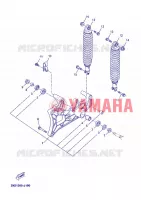 BRAS OSCILLANT / AMORTISSEUR pour Yamaha YP125R de 2012