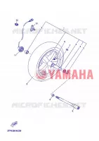 ROUE AVANT pour Yamaha YP125R de 2012