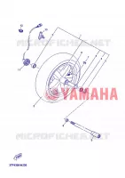 ROUE AVANT pour Yamaha YP250R de 2012