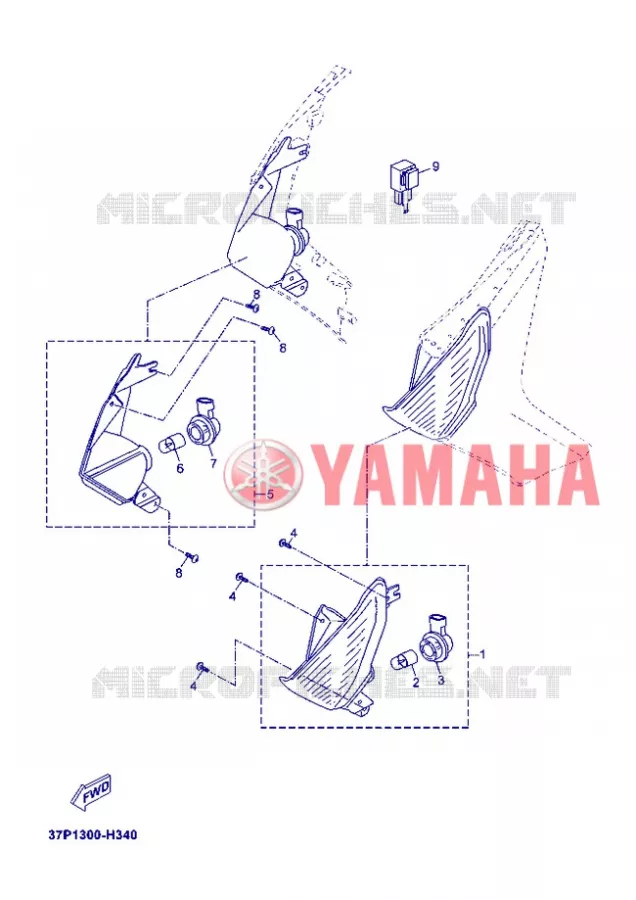 CLIGNOTANT Yamaha SCOOTER 250 2012 XMAX  YP250R
