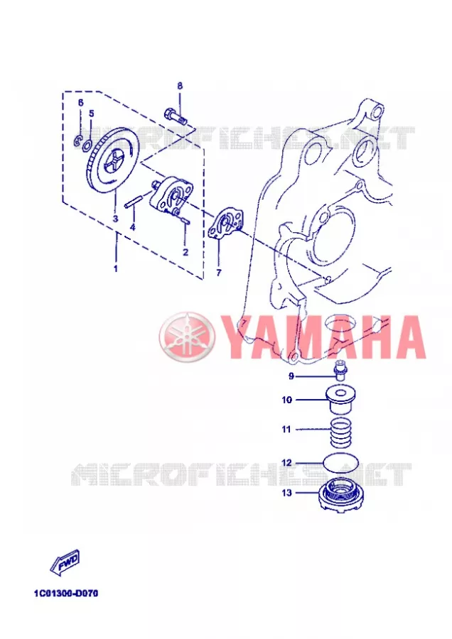 POMPE A HUILE Yamaha SCOOTER 250 2012 XMAX  YP250R