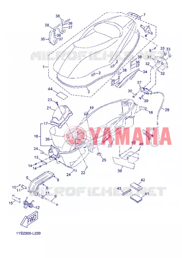 SELLE Yamaha SCOOTER 250 2012 XMAX  YP250R
