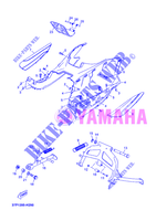 SUPPORT / REPOSE PIEDS pour Yamaha YP250R  de 2012