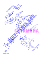 SUPPORT / REPOSE PIEDS pour Yamaha YP250R de 2012
