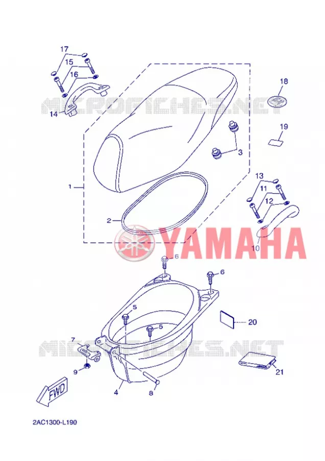 SELLE Yamaha SCOOTER 50 2012 NEOS 4T UBS  YN50FU