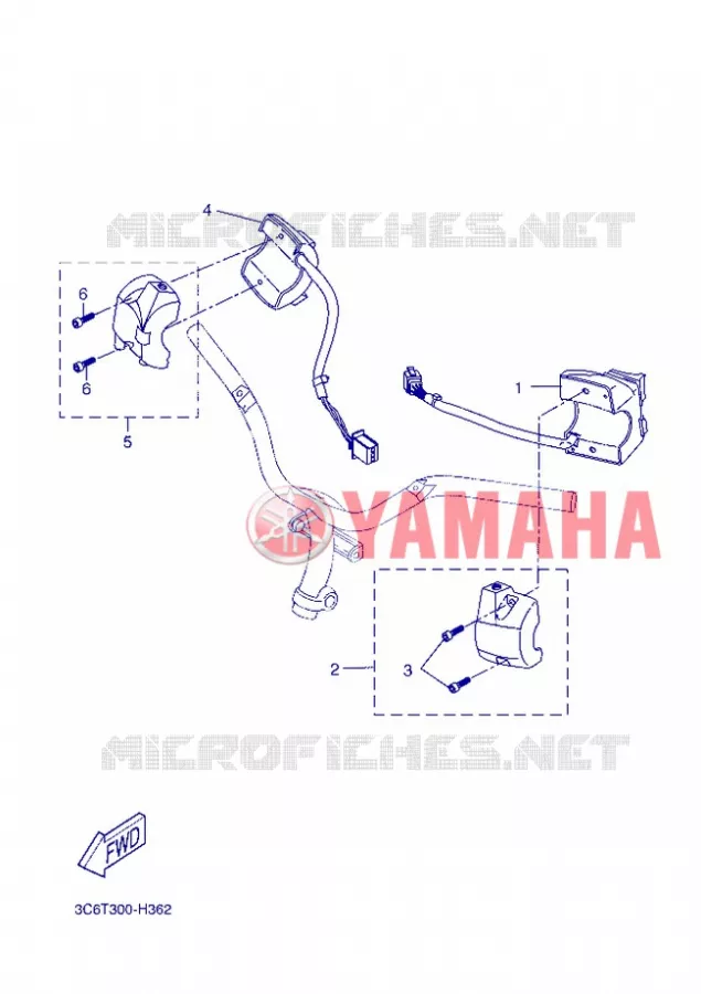 COMMODO / LEVIER Yamaha SCOOTER 50 2012 NITRO  YQ50 NITRO