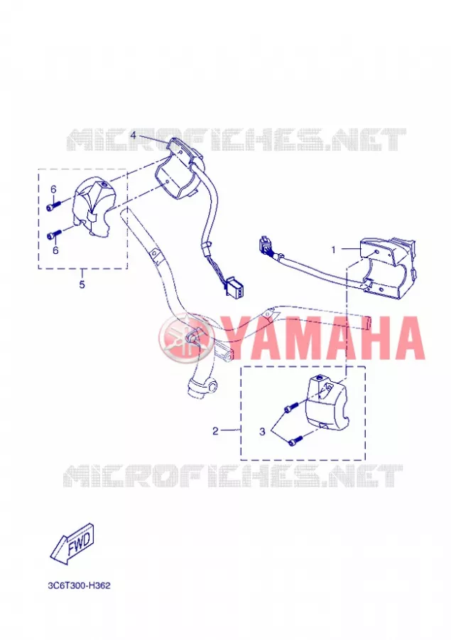 COMMODO / LEVIER Yamaha SCOOTER 50 2012 NITRO  YQ50 NITRO