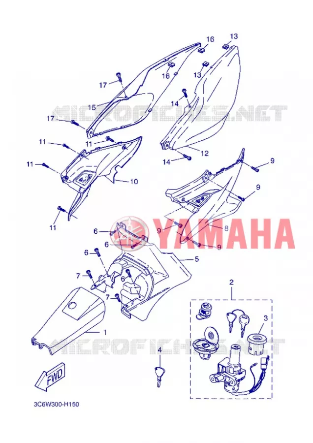 COUVERCLE LATERAL Yamaha SCOOTER 50 2012 NITRO  YQ50