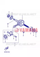 VILEBREQUIN / PISTON pour Yamaha AEROX 50TH ANNIVERSARY de 2012