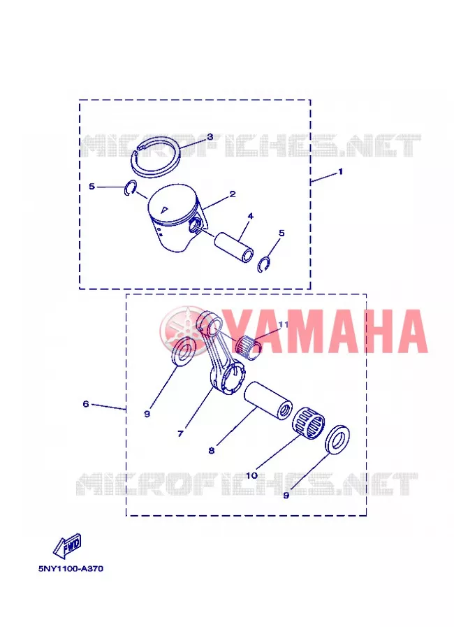 PIÈCES OPTIONNELLES 1 Yamaha MOTO 125 2012 YZ  YZ125