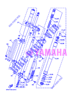 FOURCHE pour Yamaha YZ85LW de 2012
