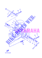 ROUE ARRIERE pour Yamaha YZ85LW de 2012