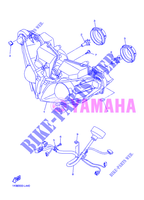 PHARE  pour Yamaha YZF-R1 de 2012