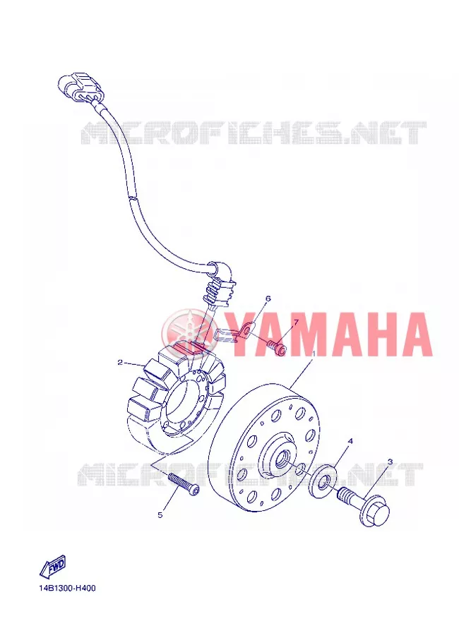 ALLUMAGE Yamaha MOTO 1000 2012 R1  YZF-R1