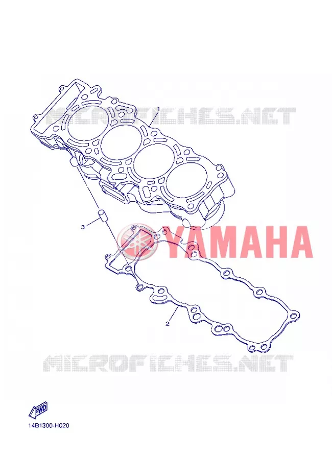 CYLINDRE Yamaha MOTO 1000 2012 R1  YZF-R1
