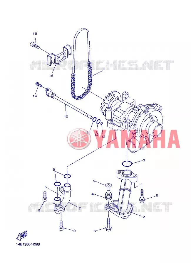 POMPE A HUILE Yamaha MOTO 1000 2012 R1  YZF-R1